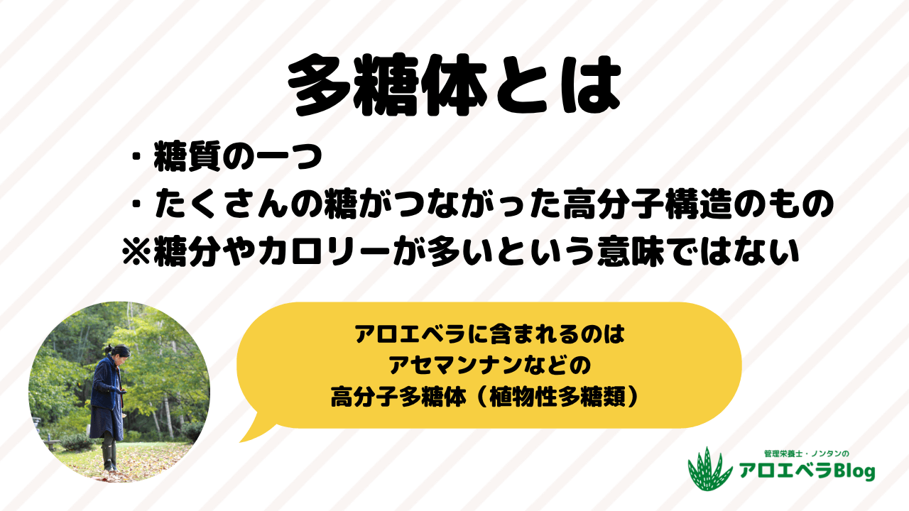 アロエベラに含まれる多糖体とは