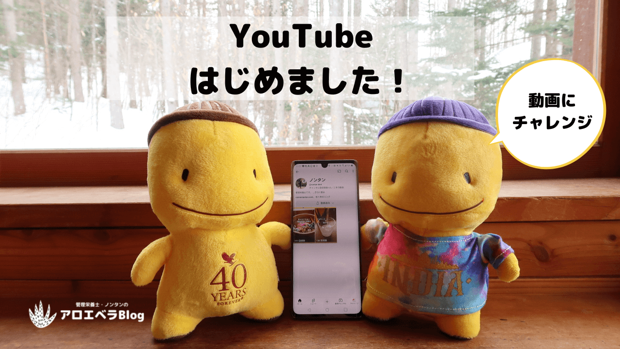 アロエベラ・ブログのYouTubeチャンネルはじめました！