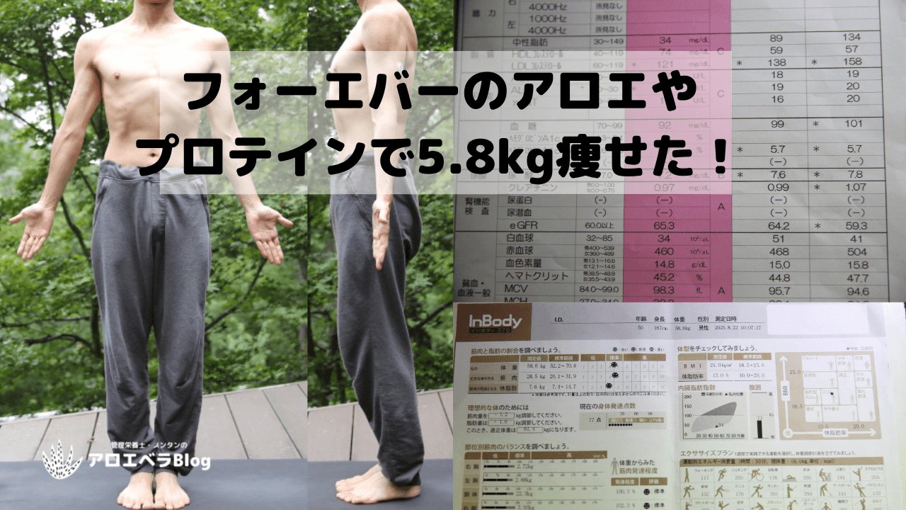 マイナス5.8kg達成！【フォーエバーでダイエット・その後】